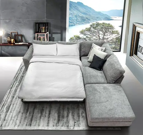 یک دست مبل تختخوابشو ، مبل تختخوابشو برای منزل هایی با فضای کوچک بسیار مناسب است